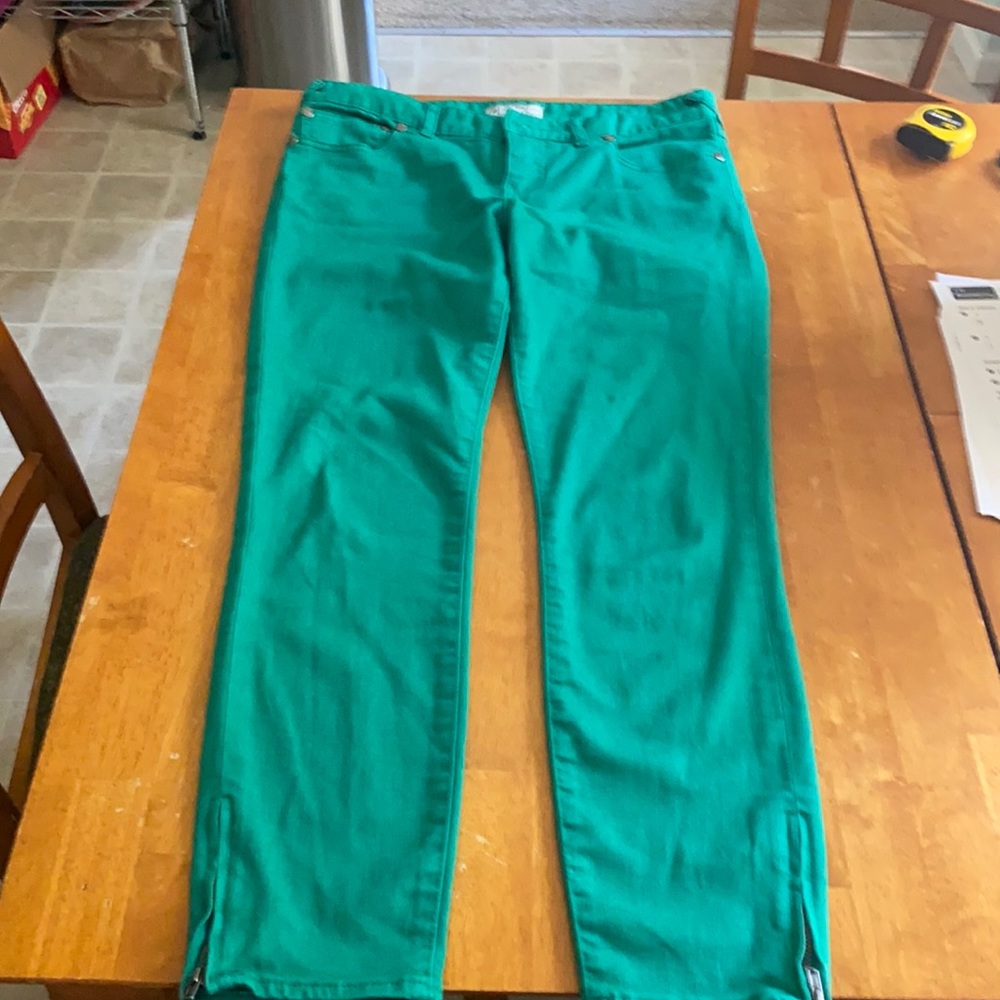 Free People ankle zip jeans 29